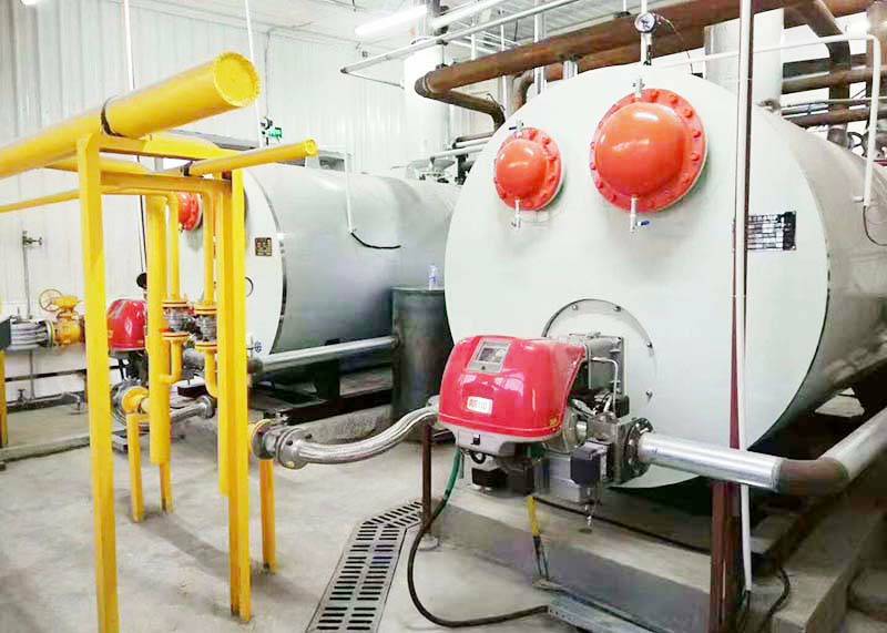 燃气真空热水锅炉企业安装运行现场 真空热水锅炉案例